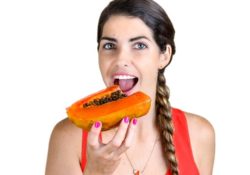 Propiedades en la dieta de la papaya